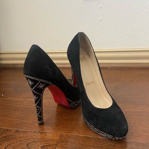 Christian Louboutin Bedazzled Heels